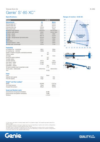 Genie&reg; S  -85 XC&trade;