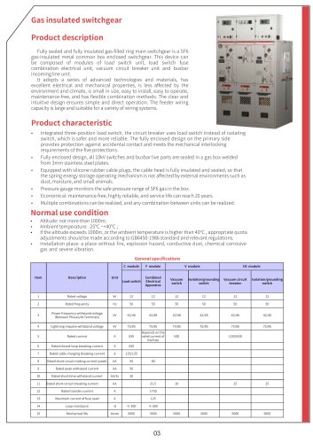 Gas insulated switchgear