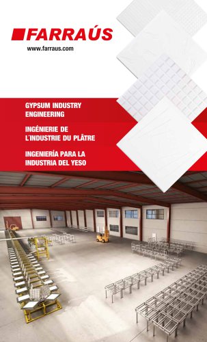 INGÉNIERIE DE  L´INDUSTRIE DU PLÂTRE