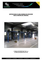 ASPIRATION ET DES FUMEES DE SOUDURE SUR 5 POSTES DE TRAVAIL - 1