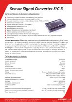 Datasheet S2C-3 Sensor Signal Converter