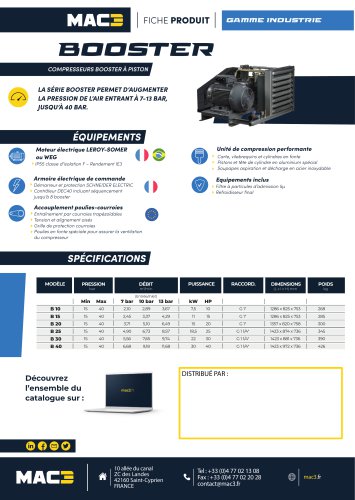 Fiche produit Booster