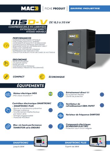 Fiche produit MSD-V 18-315 kW