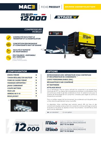 Fiche produit MSP12000