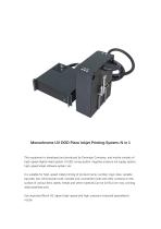 Monochrome UV DOD Piezo Inkjet Printing System-N in 1
