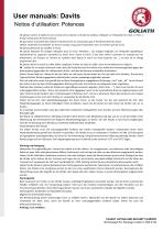 Manuel d'utilisation_Goliath Potence - 11