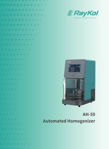 Products  Integration for Lab Automation  Analytical Laboratory Equipment  Automated Homogenizer AH-50 Automated Homogenizer AH-40 Automated Homogenizer Automated Tissue Grinder MTV3000 Multi-Tube Vortex Mixer Pressurized Fluid Extraction  Automated Sol
