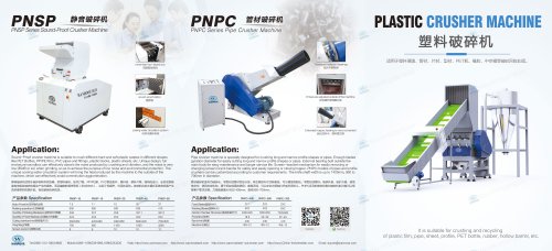 Plastic film,pipe,sheet,profile,PET bottle,rubber,hollow barrel crusher machine