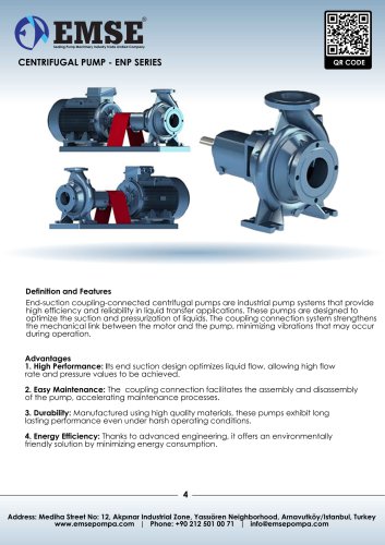 CENTRIFUGAL PUMP - ENP SERIES