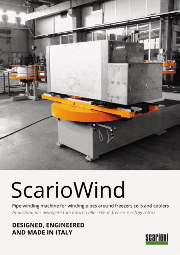 ScarioWind - Pipe winding machine for winding pipes around freezers cells and coolers