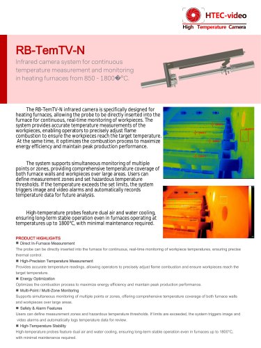 HTEC-video Furnace Camera RB-TemTV-N