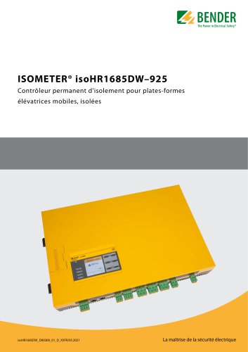 ISOMETER&reg; isoHR1685DW