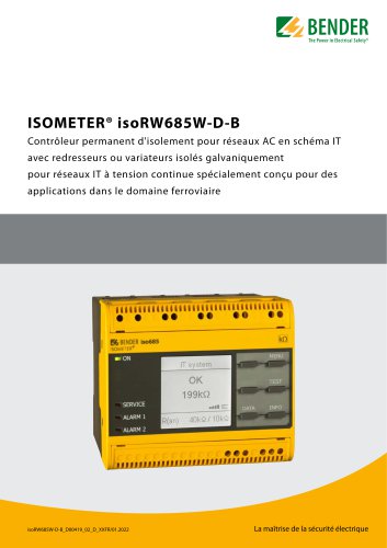 ISOMETER&reg; isoRW685W-D-B