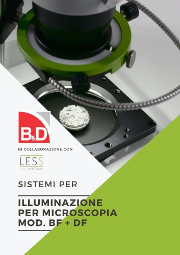 ILLUMINAZIONE PER MICROSCOPIA MOD. BF + DF