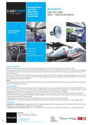 GBF LED LAMP – SNCF/DEUTSCHE BAHN