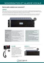 COMPACT, système de sonorisation et d'alarme vocale, certifié EN 54 - 3