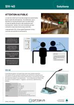 SIV-40, solution: attention au public - 1