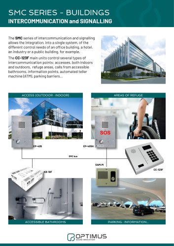 SMC Series for intercom and signaling in buildings