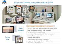 Catalogue EVI - Tablettes murales VESA ou Encastrement POE, PanelPC industriels sous Android, Windows ou Linux-12