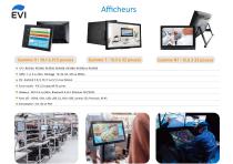 Catalogue EVI - Tablettes murales VESA ou Encastrement POE, PanelPC industriels sous Android, Windows ou Linux-14