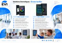 Catalogue EVI - Tablettes murales VESA ou Encastrement POE, PanelPC industriels sous Android, Windows ou Linux-6