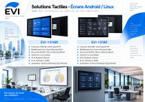 Catalogue EVI - Tablettes murales VESA ou Encastrement POE, PanelPC industriels sous Android, Windows ou Linux-9