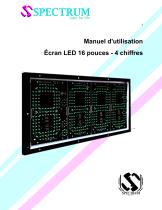 Manuel d'utilisation Écran LED 16 pouces - 4 chiffres-1