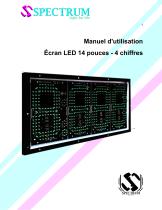 Manuel d'utilisation Écran LED 16 pouces - 4 chiffres-1