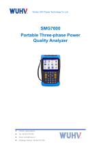 SMG7000 Portable Three-phase Power Quality Analyzer-Catalog