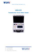 UHV-331 Transformer TTR Tester-Catalog