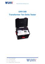 UHV-340 Transformer Dielectric Loss Tester-Catalog