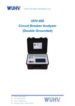 UHV-406 Circuit Breaker Analyzer (Double Grounded)-Catalog