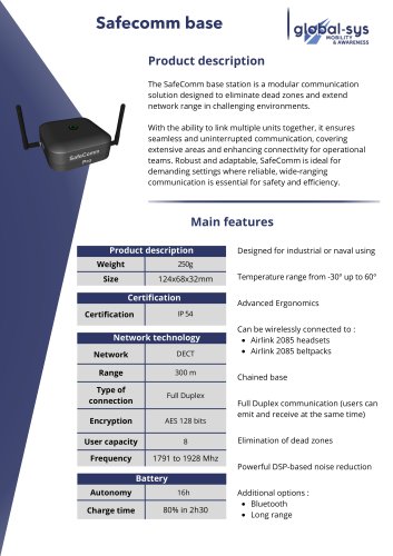 Safecomm base