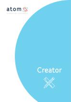 Atom creator - Template based editing software Brochure