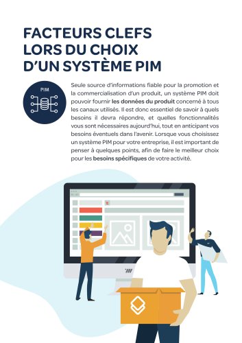 Atom PIM - Product Information Management Fonctionnalit&eacute;s