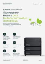 Fiche technique E/Scal HV Home