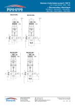 Vanne de régulation à soupape V2V-V3V corps en bronze HVAC-8