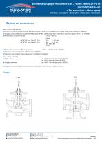 Vanne de régulation à soupape V2V-V3V corps en fonte GG-25-3