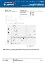 Vanne de régulation à soupape V2V-V3V corps en fonte GG-25-5