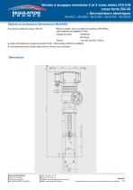 Vanne de régulation à soupape V2V-V3V corps en fonte GG-25-7