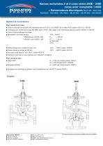 Vanne de régulation à soupape V2V-V3V corps en inox 1.4408-3