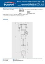 Vanne de régulation à soupape V2V-V3V corps en inox 1.4408-8