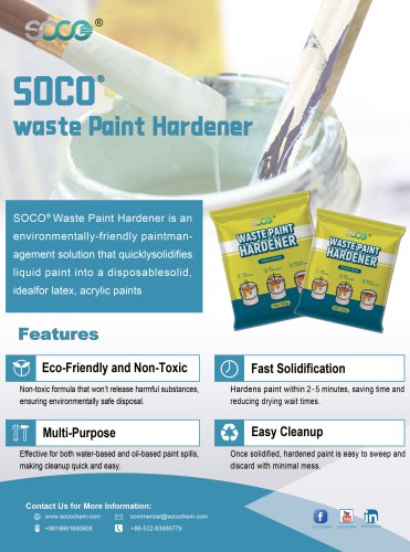 SOCO&reg;Waste Paint Hardener