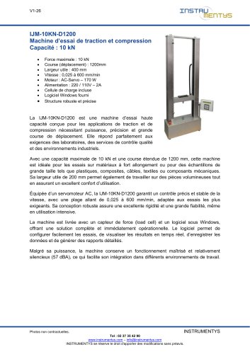 CATALOGUE BANCS INSTRUMENTYS