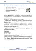 CATALOGUE MANOMETRE INSTRUMENTYS