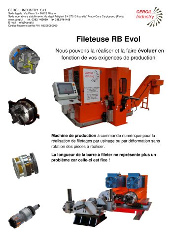 Fileteuse RB Evol  
