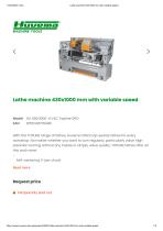 HU 430x1000-4 VAC Topline DRO