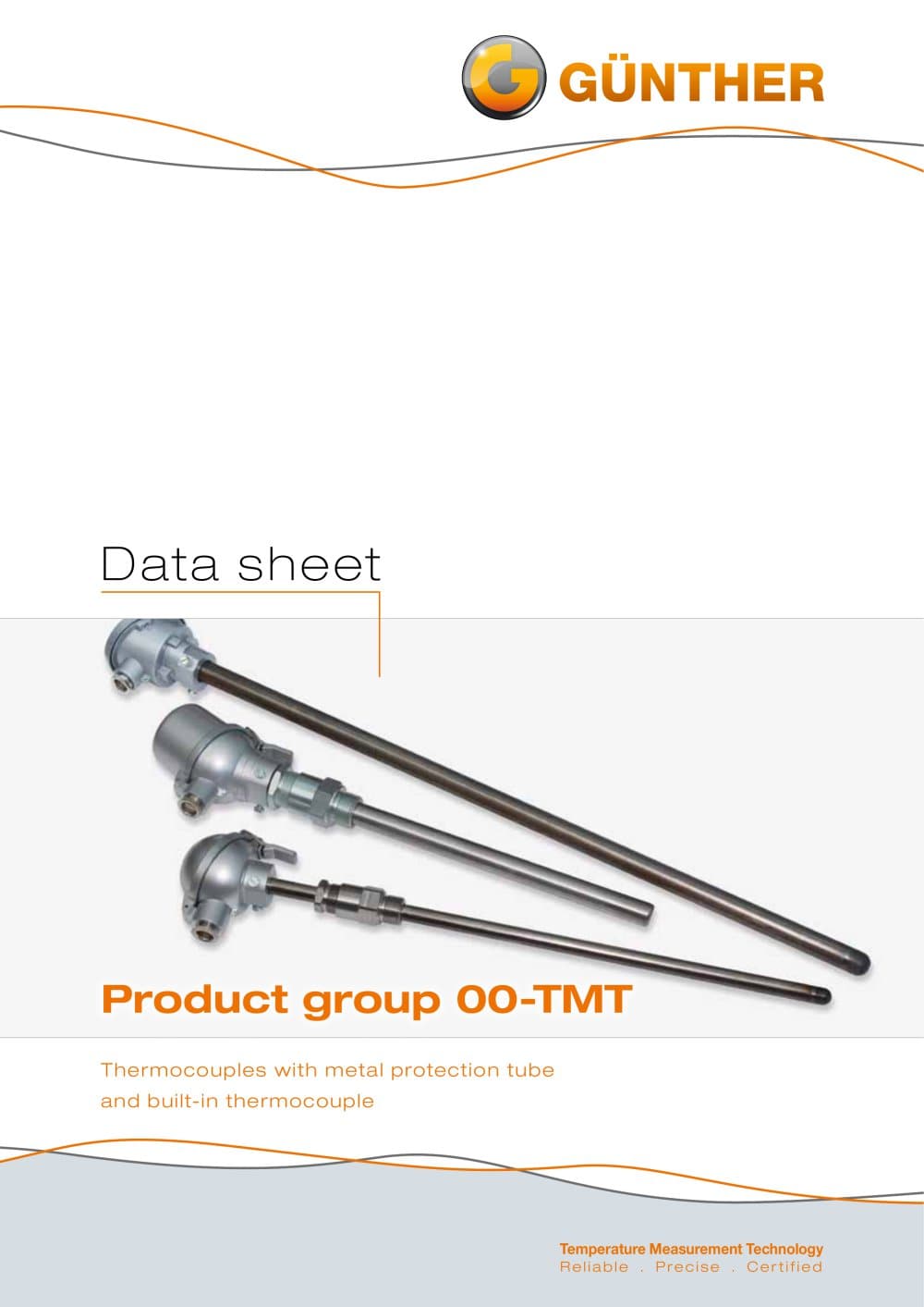 Product group 00-TMT - G&Uuml;NTHER GmbH Temperaturmesstechnik
