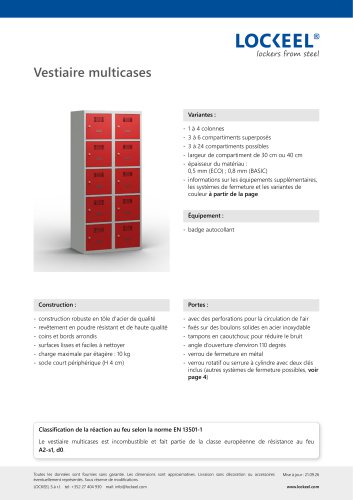 Vestiaire multicases