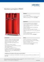 Vestiaire pompiers PROFI-1